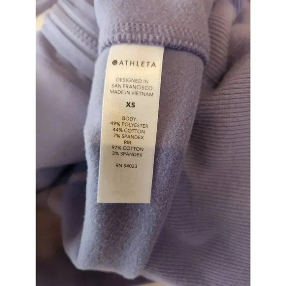 Athleta Triump Hoodie Full Zip Purple Size XS. - Picture 4 of 9